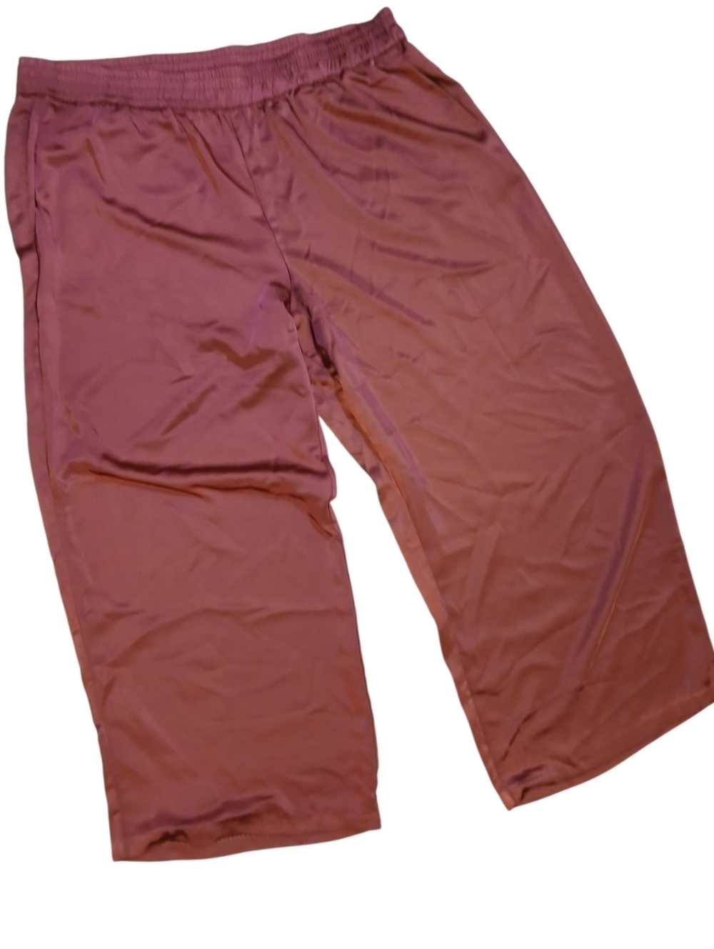 Vince Camuto High Waist Wide Leg Satin Pants Sz XL